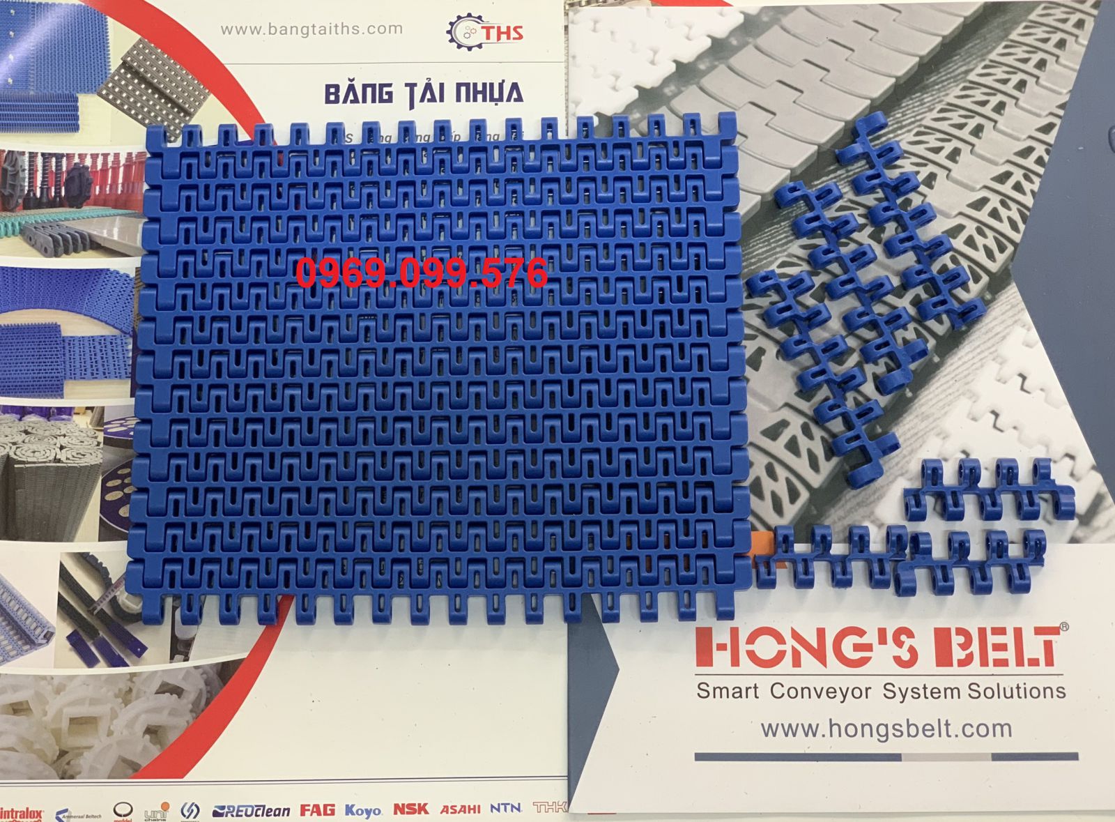 Băng Tải Nhựa Hongbelt HS-1500B